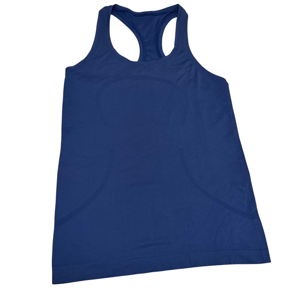 Lululemon Swiftly Tech Racerback Tank 2.0 Blue Size 6 Activewear Running Top